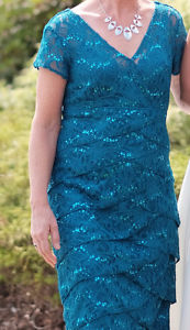 Mother of the Bride dress, Teal