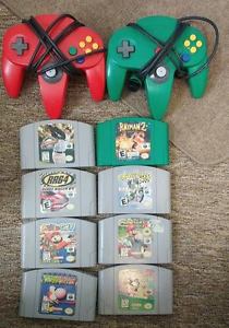 Nintendo N64 Games and controllers