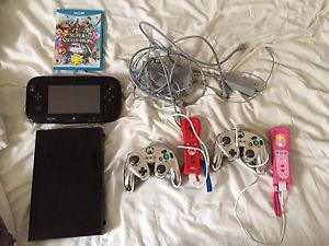 Nintendo Wii u with accessories