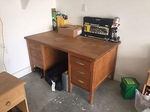 Office desk - solid wood large