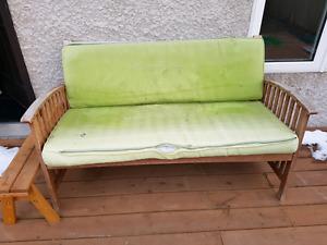 Outdoor bench seat chair