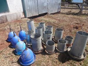 POULTRY FEEDERS AND WATERERS