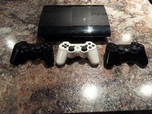 PS3 console, games and controllers