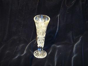 Pinwheel Crystal Vase