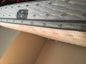 Queen mattress, box spring and base for sale