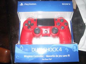Red Ps4 Controller Brand new $50 Also A Black one for $45