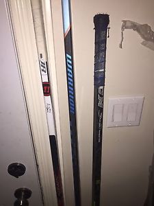 Selling used hockey sticks