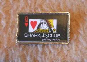 Shark Club Queen of Hearts pin