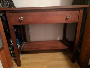 Solid wood antique desk