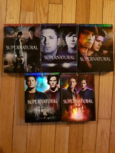 Supernatural seasons 1 to 5
