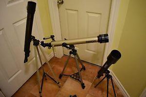 Telescopes(Bushnell, Tele Science, Tasco)