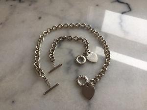 Tiffany & Co matching bracelet and necklace