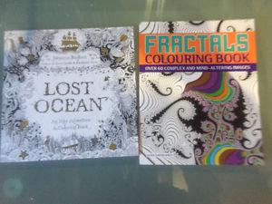 Two colouring books. New.