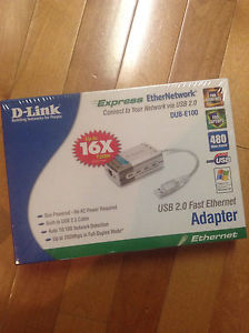 Unopened d-link Ethernet adapter