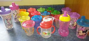 Variety of Sippy Cups