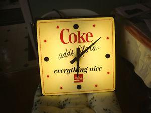 Vintage Coke Clock
