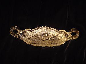 Vintage Cut Crystal Candy/Pickle Dish