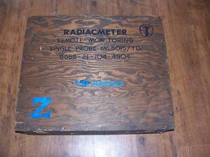 Vintage Military Crate 24 by 20 Used to hold equipment for