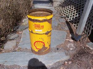 Vintage Shell Oil Drum