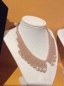 Vintage faux pearl collars.