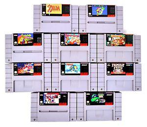 Wanted: ISO: Super Nintendo SNES GAMES