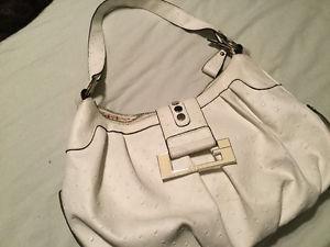 White guess purse
