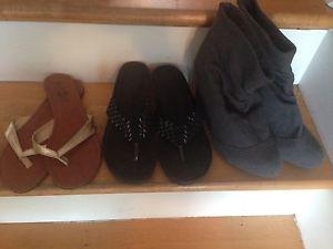 Women's boots and sandals