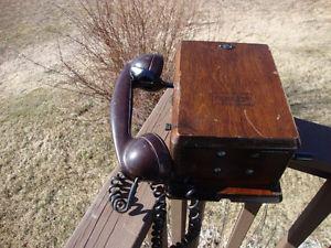 Wooden Crank Telephone