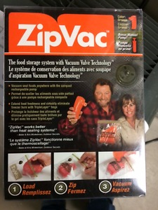 ZIPVAC Food Vacuum Packing kit