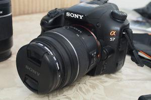 damaged Sony A57 and lens
