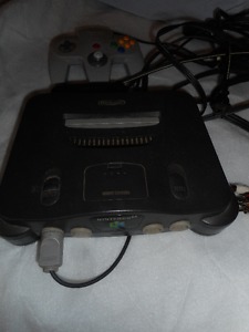 n64 system with all cables controller and expansion pack
