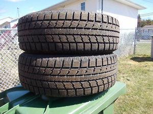 p inch winter tires / LOTS OF TREAD / GOOD DEAL