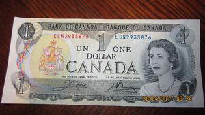 1$ Canadian Bill  # ECN in amazing shape