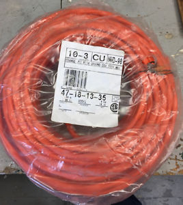 100' coil of #10-3 wire
