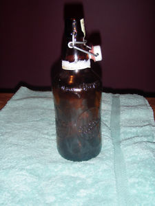 15 Fischer Beer Bottles 650ml resealable ceramic top (swing