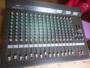 16 channel powered mixer