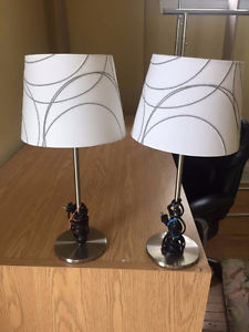 2 - Small Lamps - Silver/White