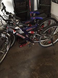 2 like new SHIMANO 27" bicycles, 21 speed, expensive bikes