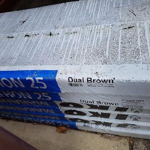 6 Bundles Dual Brown Shingles