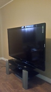60" Dynex TV (Remote) + TV Stand