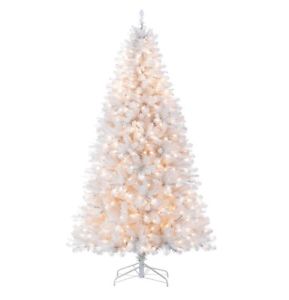 7 ft prelit white pine christimas tree. Only used once!