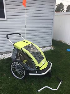Baby & kids jogging stroller and bicycle trailer