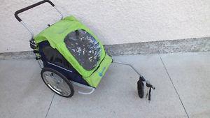 Bike 2 seat trailer stroller jogger