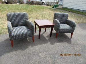 Blue accent chair's $50 each and more furniture for sale