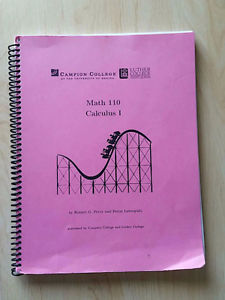 Campion College Math 110 Calculus I
