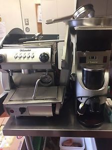 Cappuccino machine and grinder