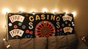 (Casino Sign) Handmade
