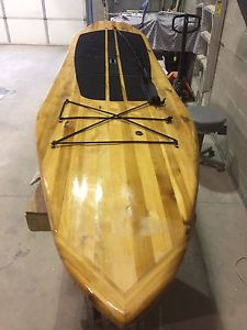 Cedar strip paddle board