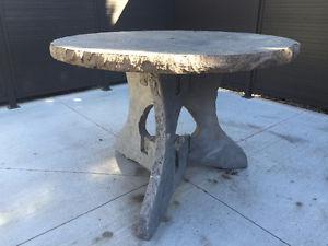Cement Glazed Table