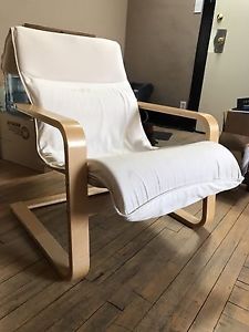 Chair with wooden frame
